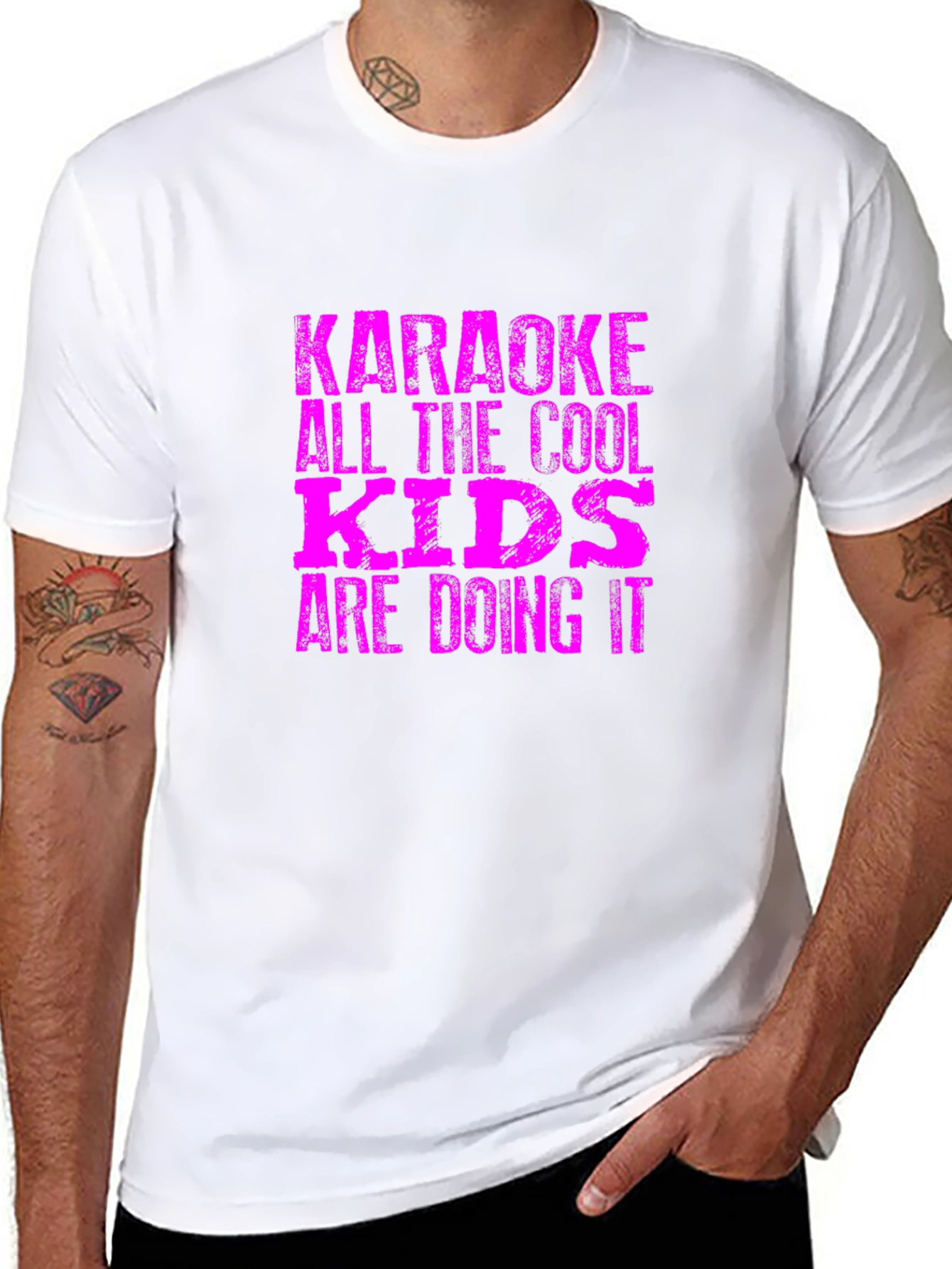 Karaoke All The Cool Kids Graphic Tee