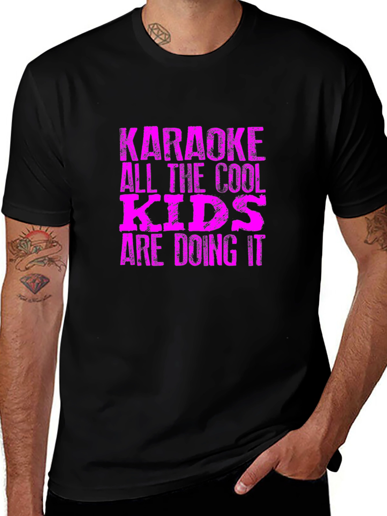 Karaoke All The Cool Kids Graphic Tee