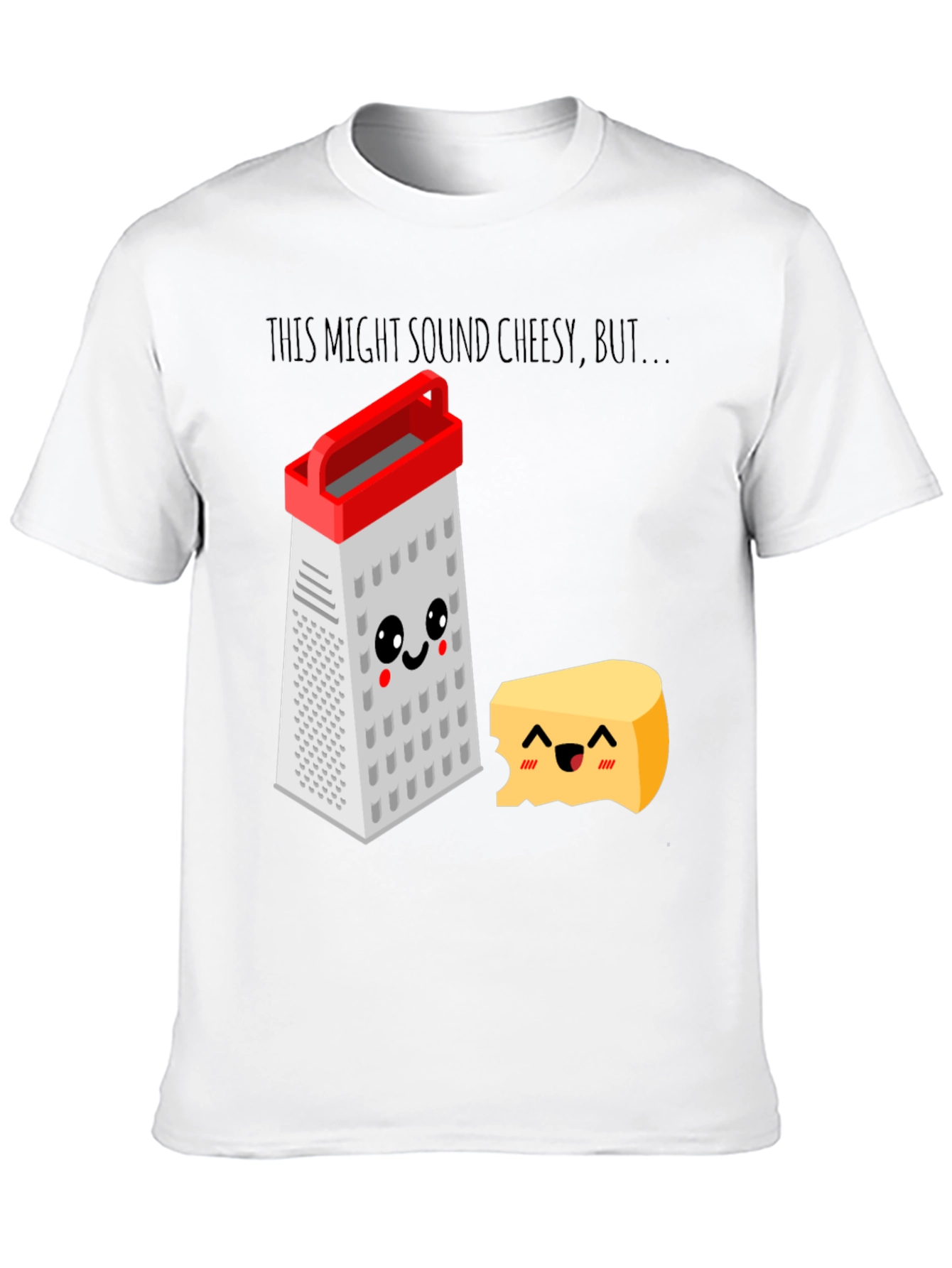 Cheesy Puns T-Shirt - Grater & Cheese Graphic Tee