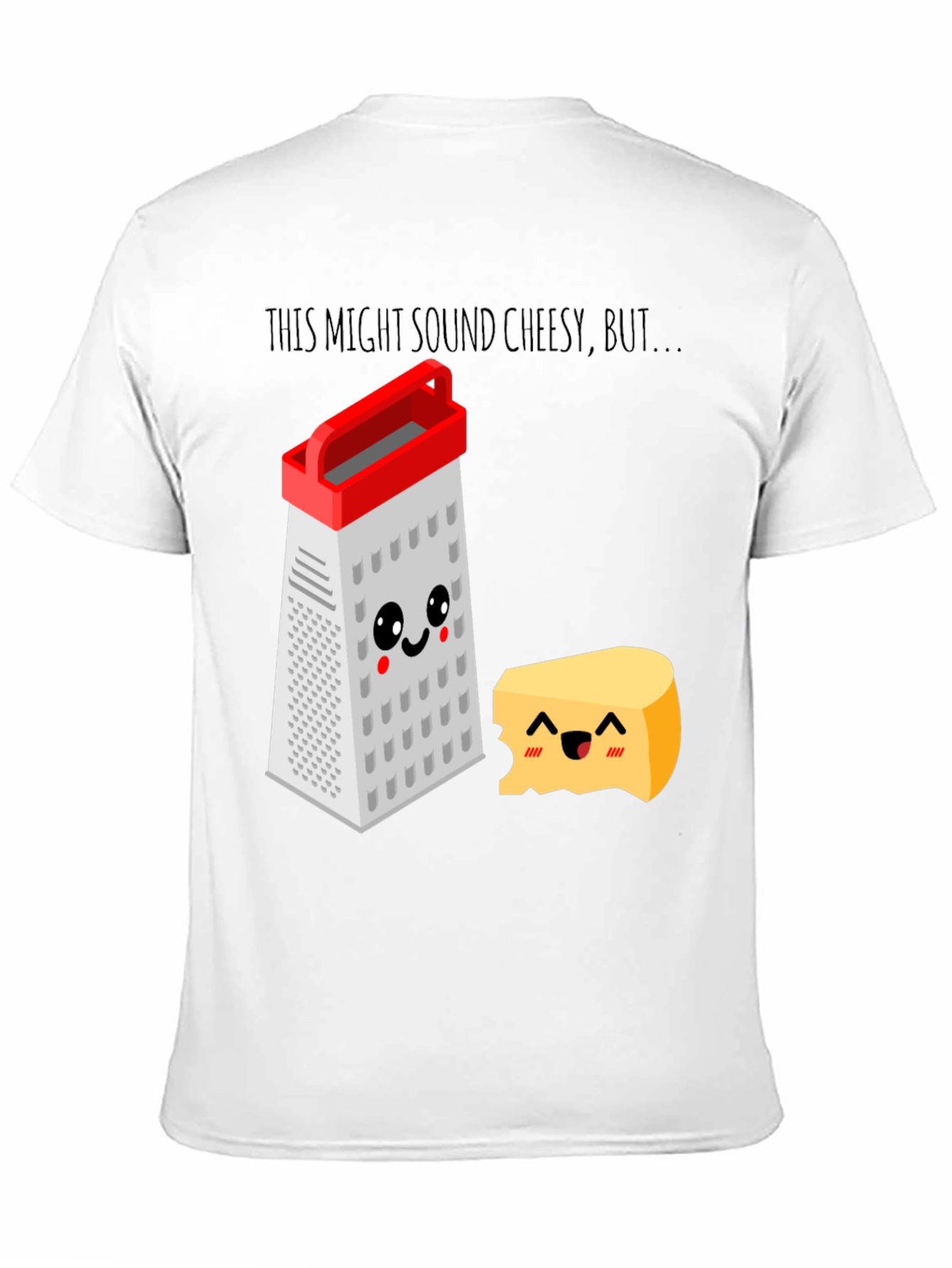 Cheesy Puns T-Shirt - Grater & Cheese Graphic Tee