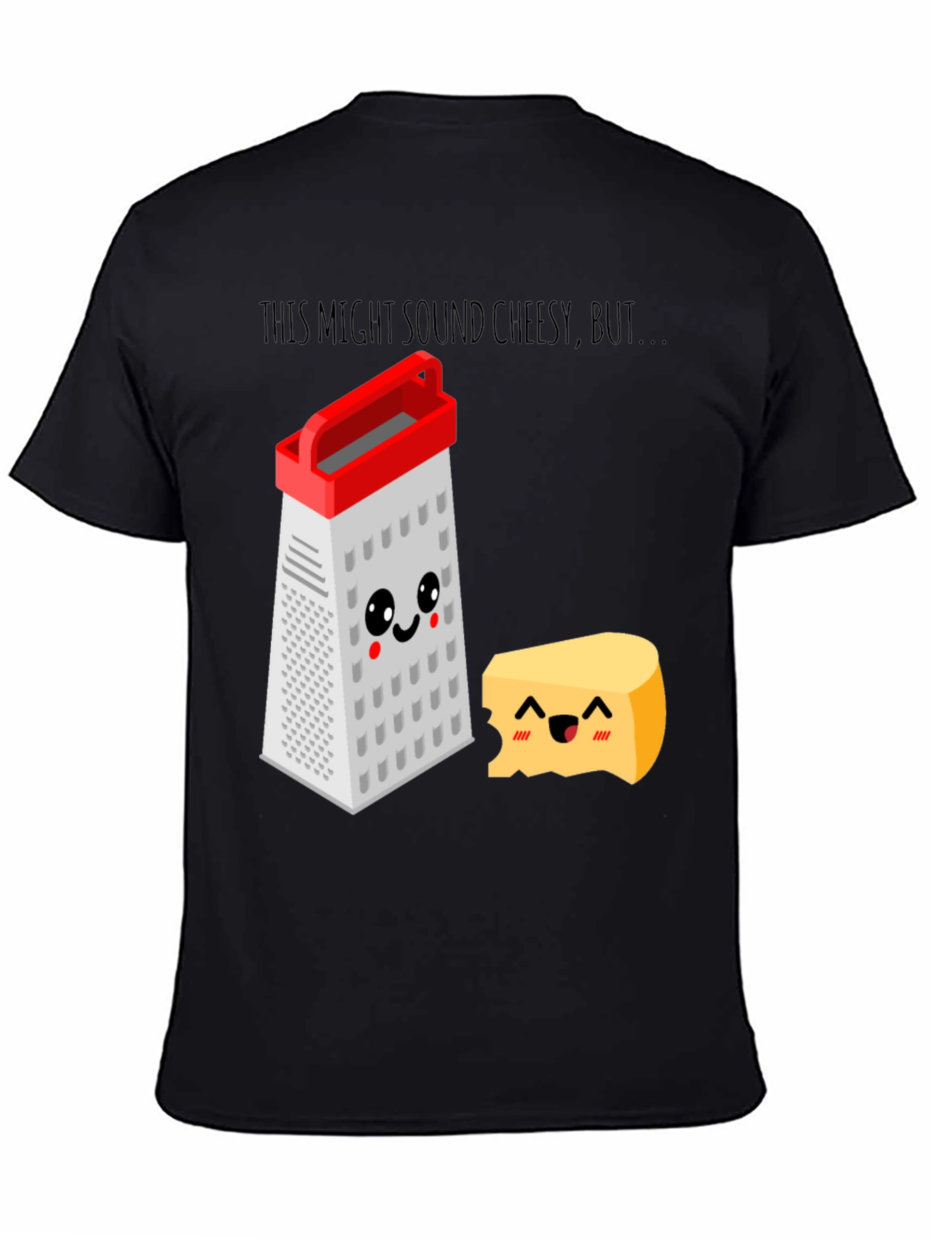 Cheesy Puns T-Shirt - Grater & Cheese Graphic Tee