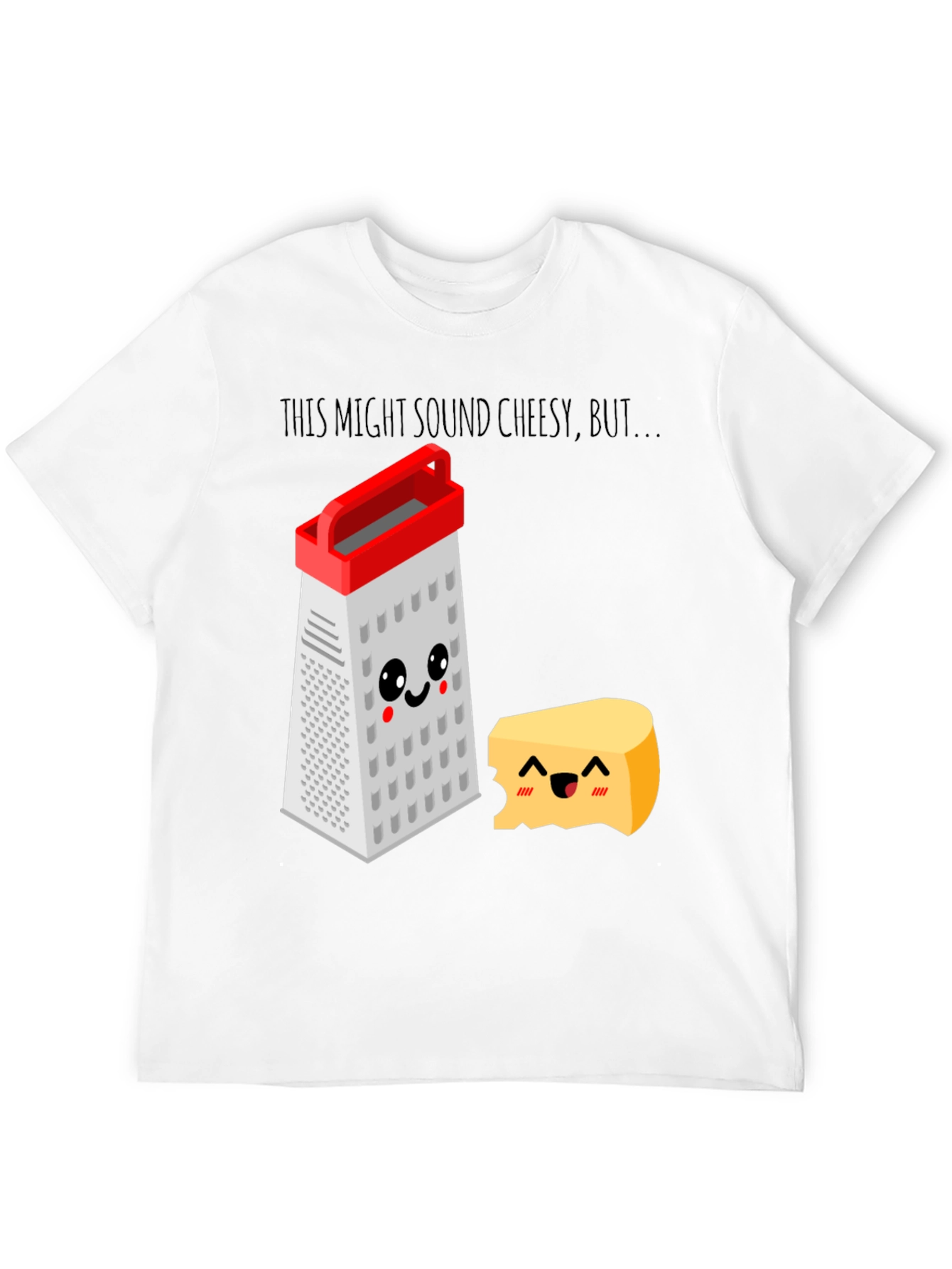 Cheesy Puns T-Shirt - Grater & Cheese Graphic Tee