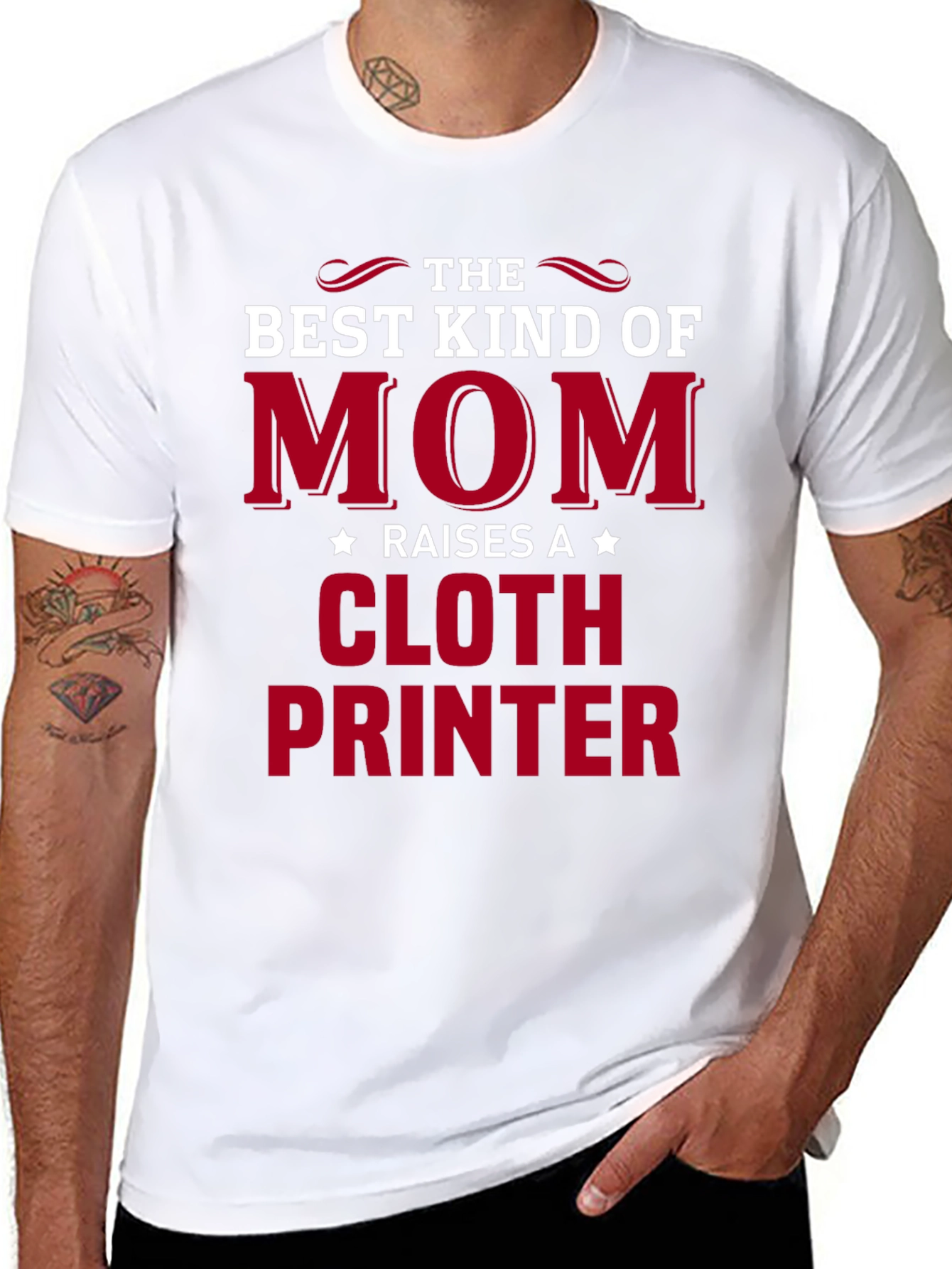 Best Kind of Mom Cloth Printer T-Shirt