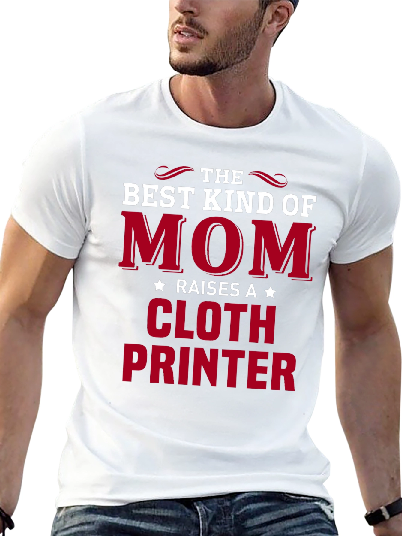 Best Kind of Mom Cloth Printer T-Shirt