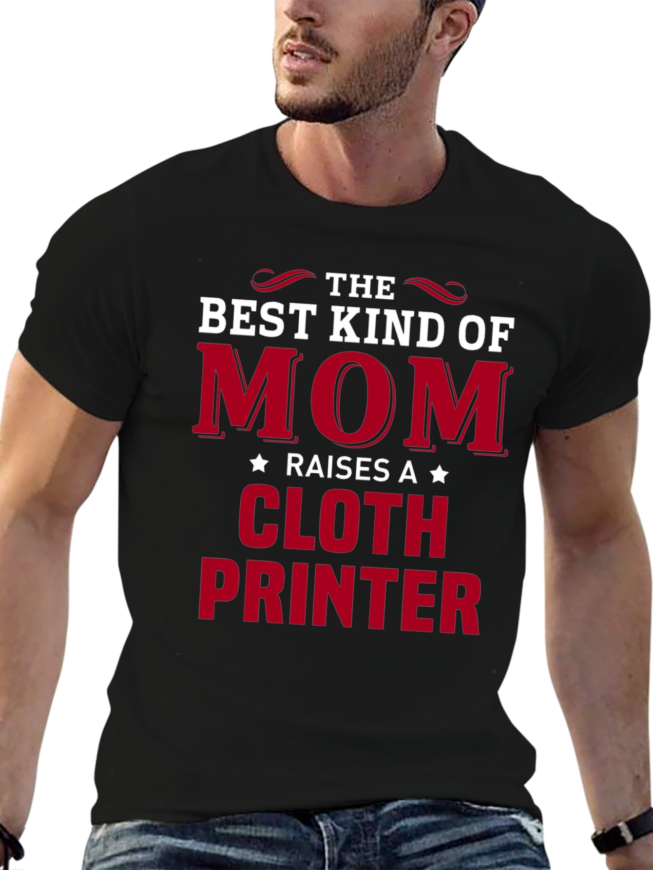 Best Kind of Mom Cloth Printer T-Shirt