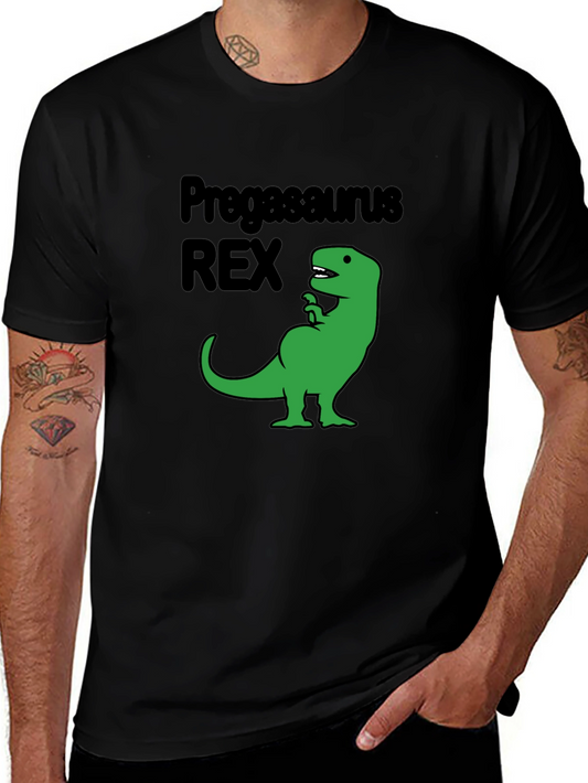 Pregasaurus Rex Black T-Shirt