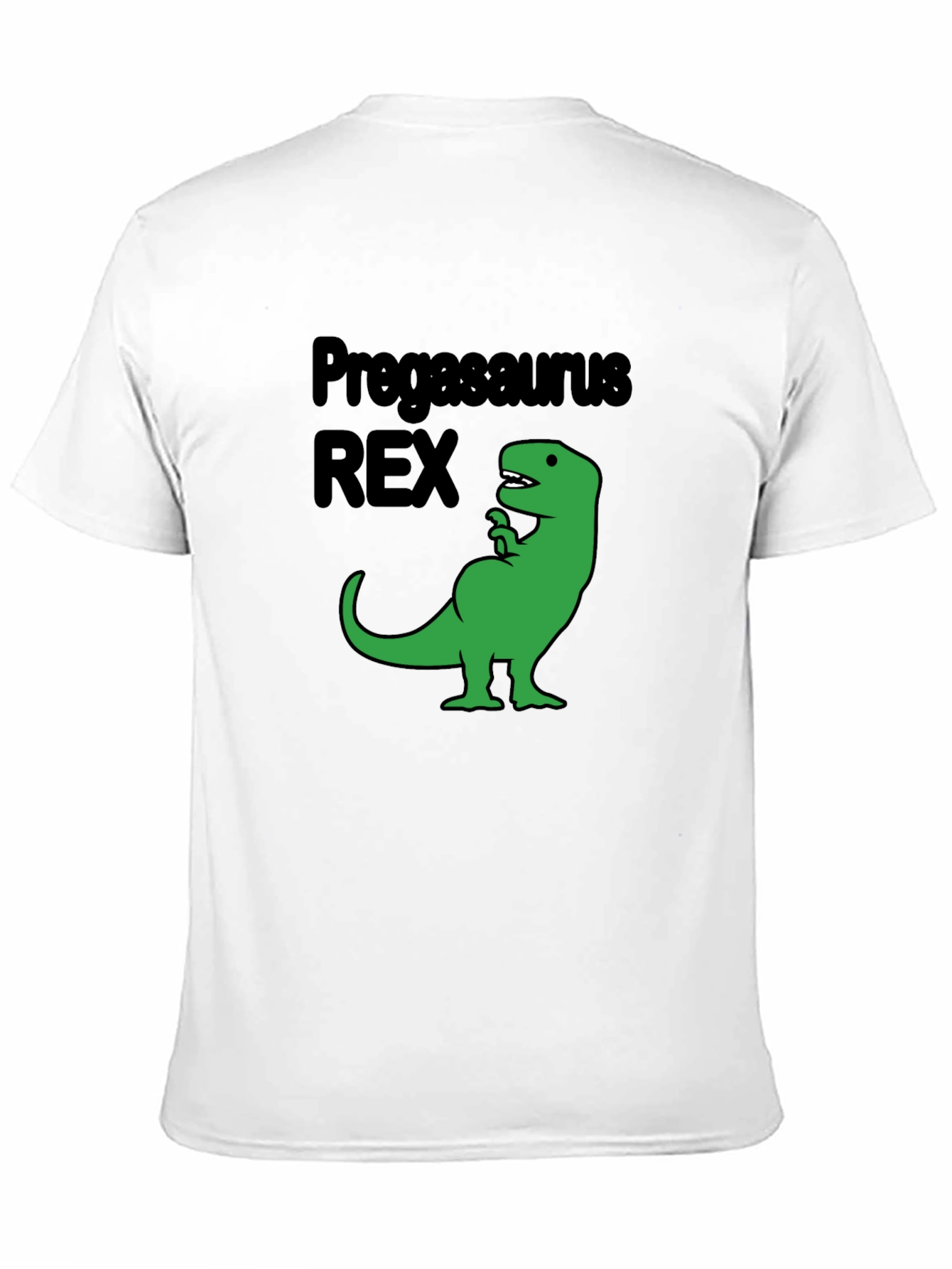 Pregasaurus Rex Black T-Shirt