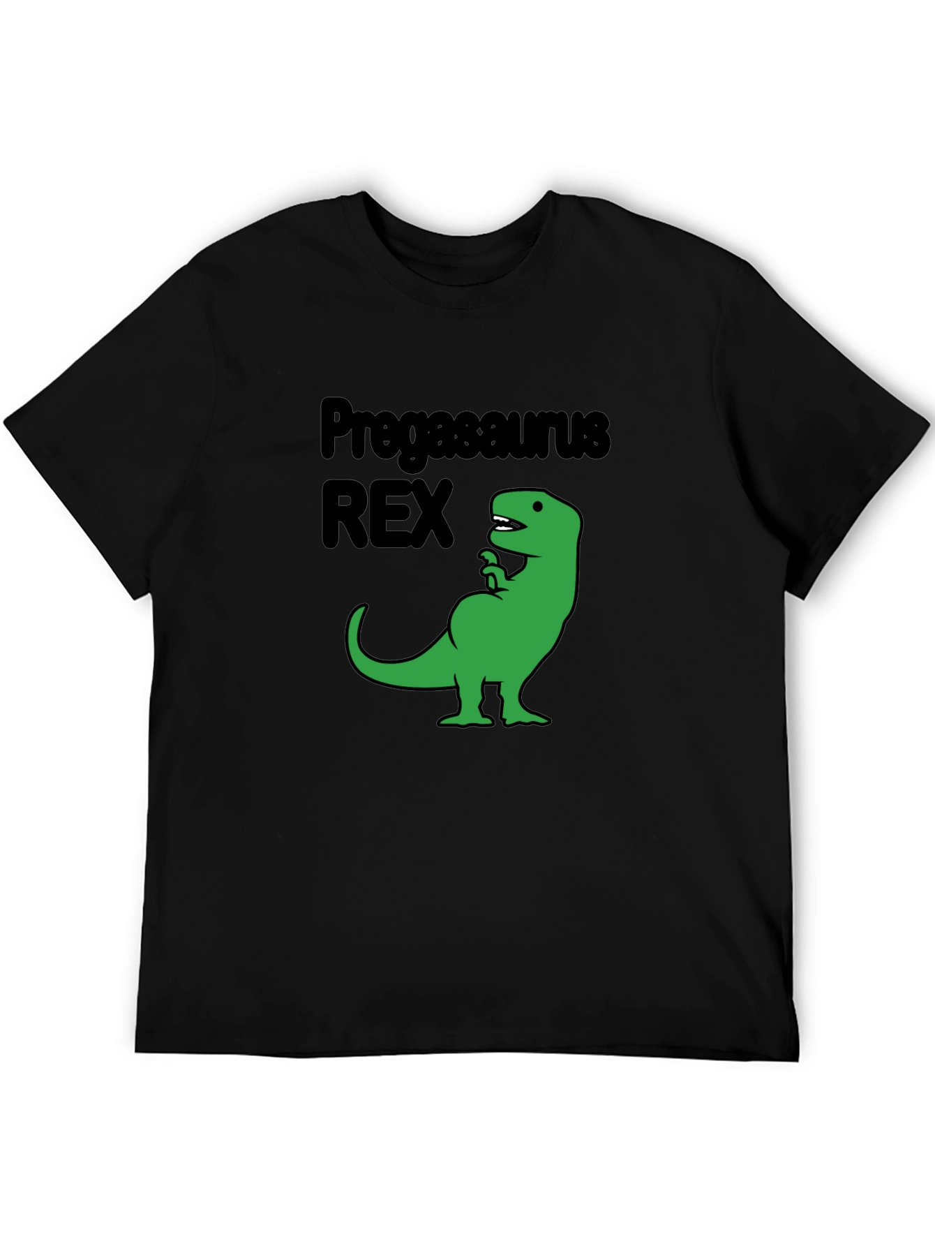 Pregasaurus Rex Black T-Shirt