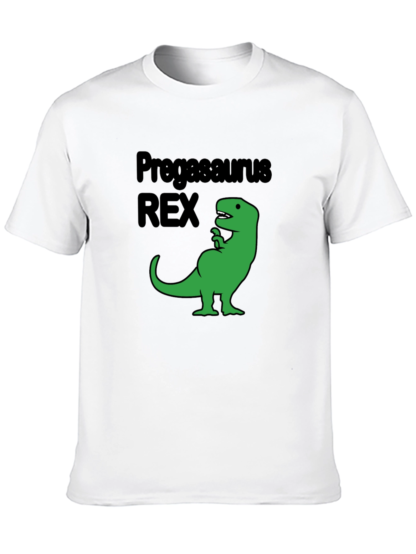 Pregasaurus Rex Black T-Shirt