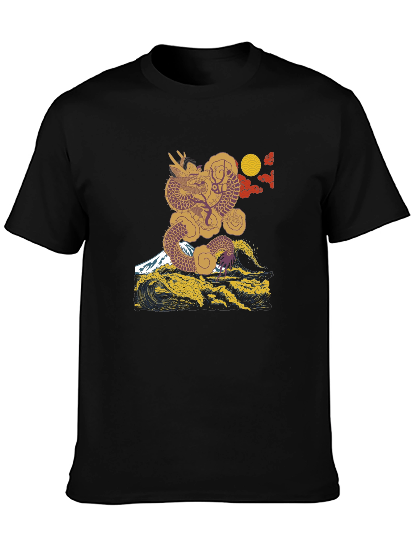 Dragon Wave Tee - Japanese Art T-Shirt