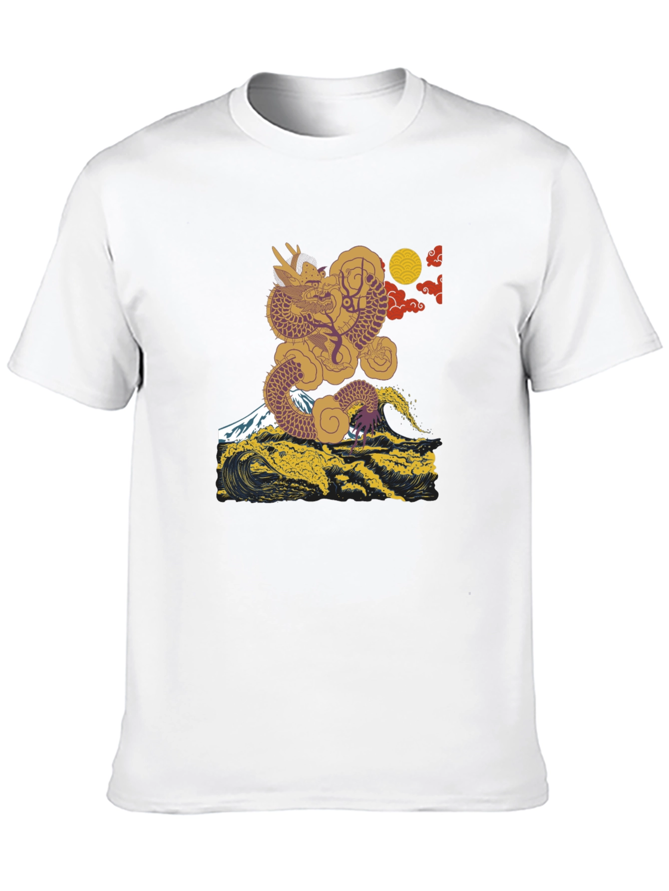 Dragon Wave Tee - Japanese Art T-Shirt