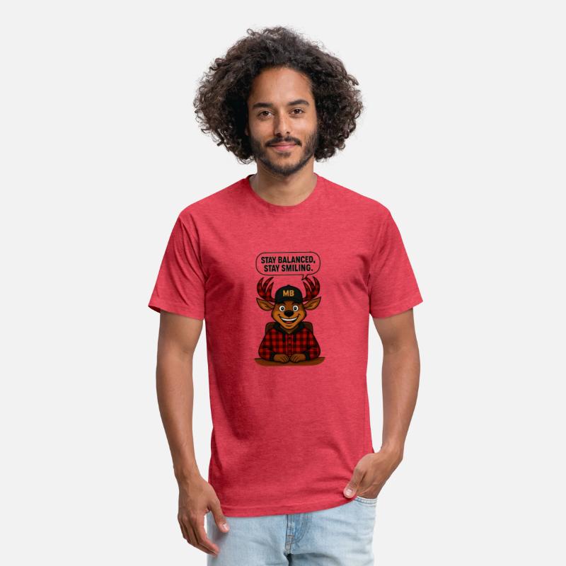 Moe Bucks "Stay Balanced, Stay Smiling" T-Shirt