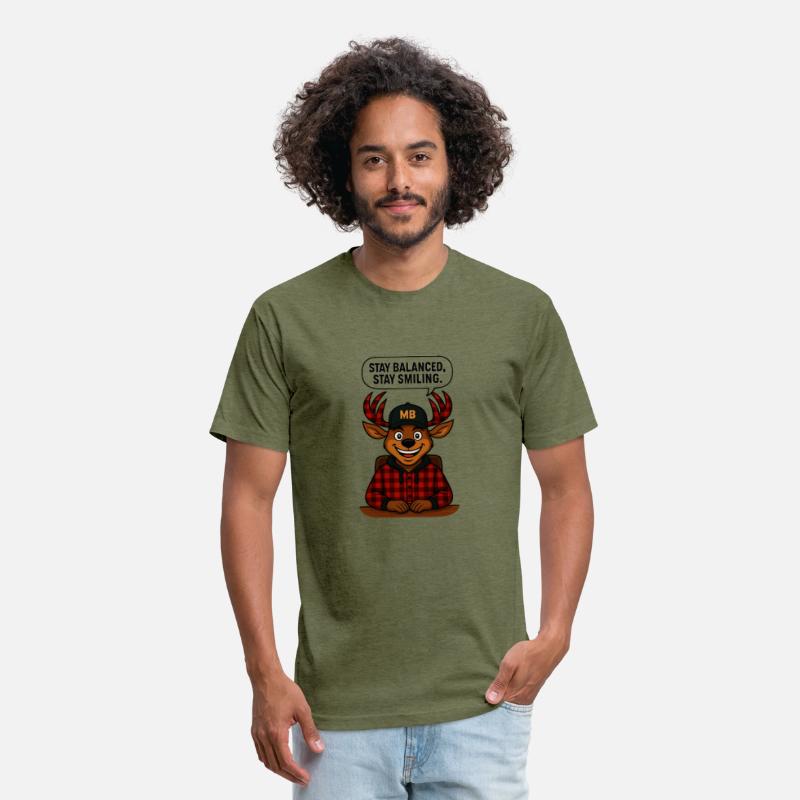Moe Bucks "Stay Balanced, Stay Smiling" T-Shirt