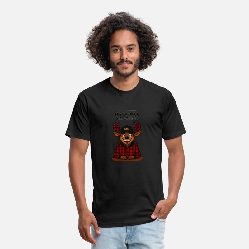 Moe Bucks "Stay Balanced, Stay Smiling" T-Shirt