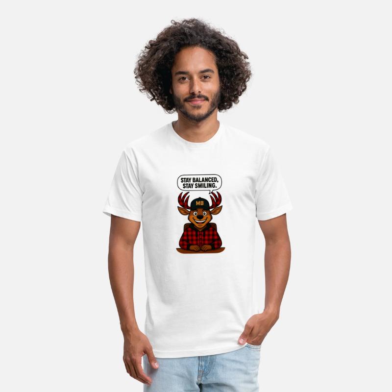 Moe Bucks "Stay Balanced, Stay Smiling" T-Shirt