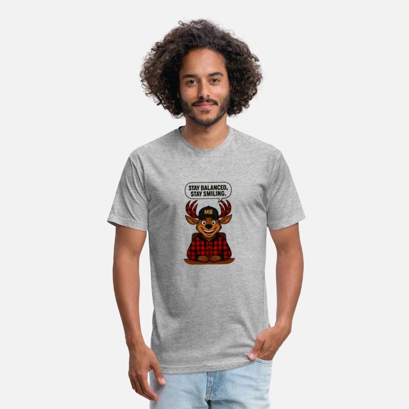Moe Bucks "Stay Balanced, Stay Smiling" T-Shirt