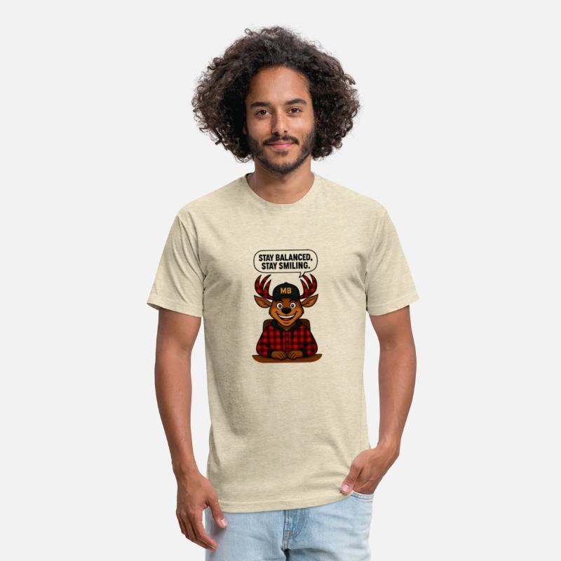 Moe Bucks "Stay Balanced, Stay Smiling" T-Shirt