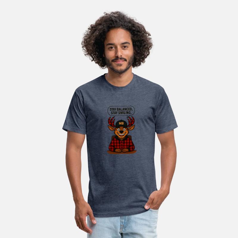 Moe Bucks "Stay Balanced, Stay Smiling" T-Shirt