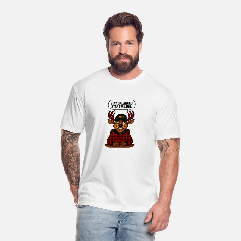 Moe Bucks "Stay Balanced, Stay Smiling" T-Shirt