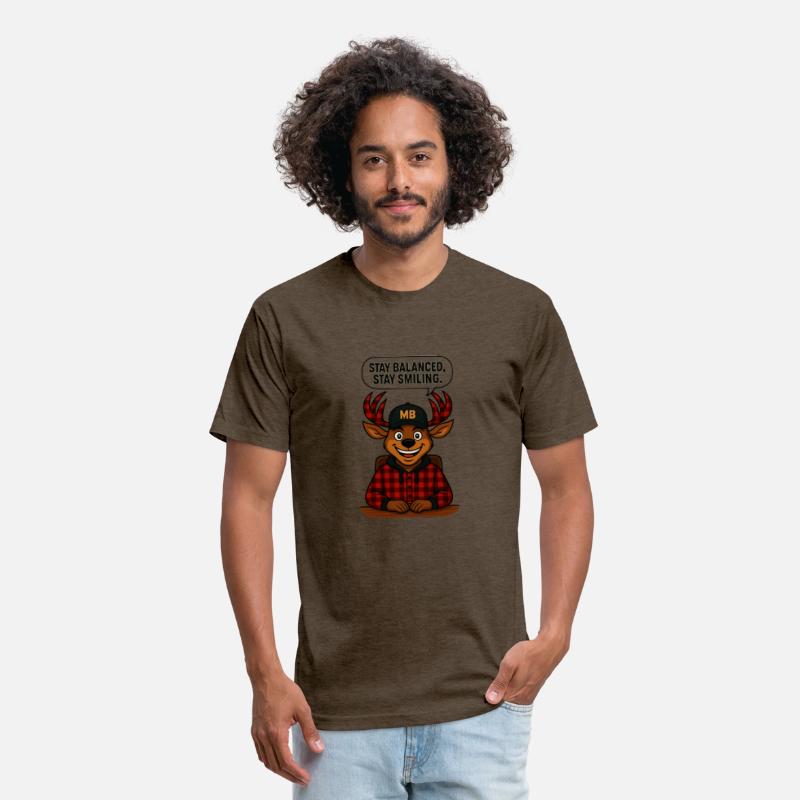 Moe Bucks "Stay Balanced, Stay Smiling" T-Shirt