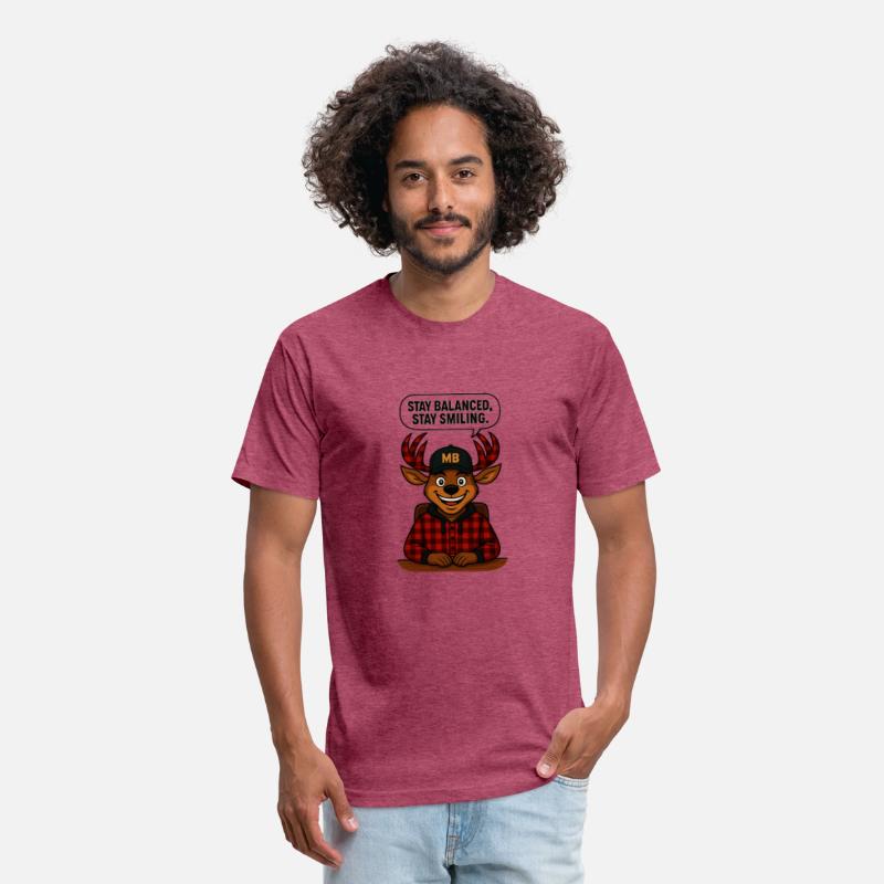 Moe Bucks "Stay Balanced, Stay Smiling" T-Shirt
