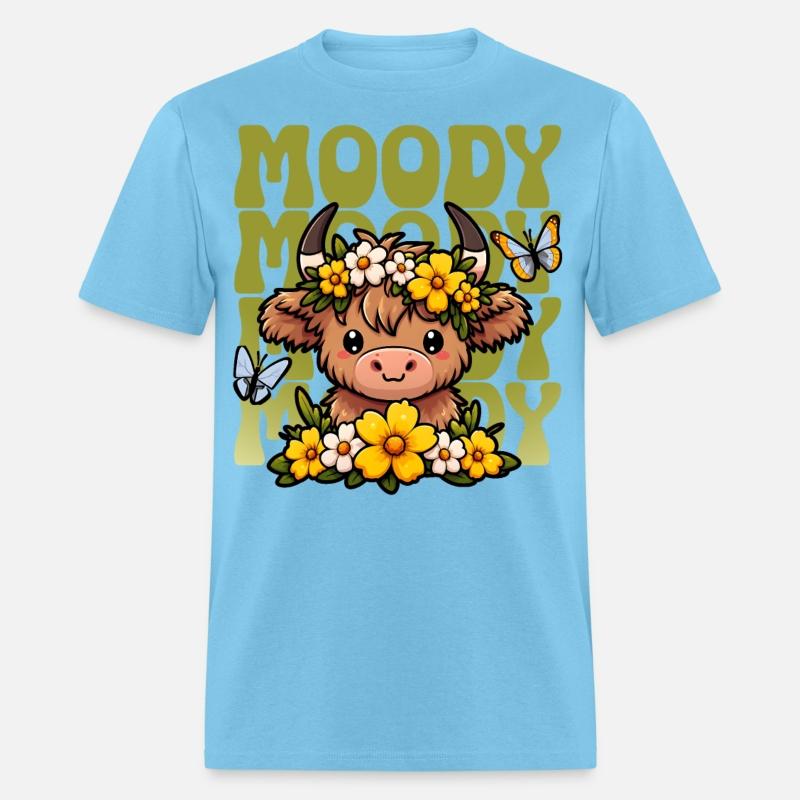 Moody Highland Cow