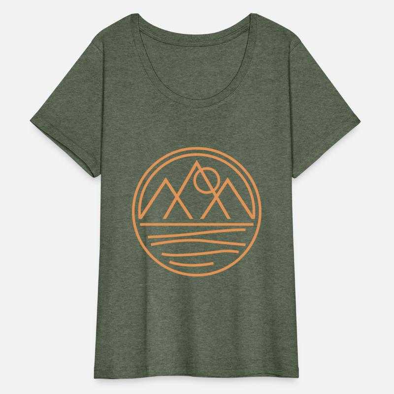 Mountain Sun With River T-Shirt