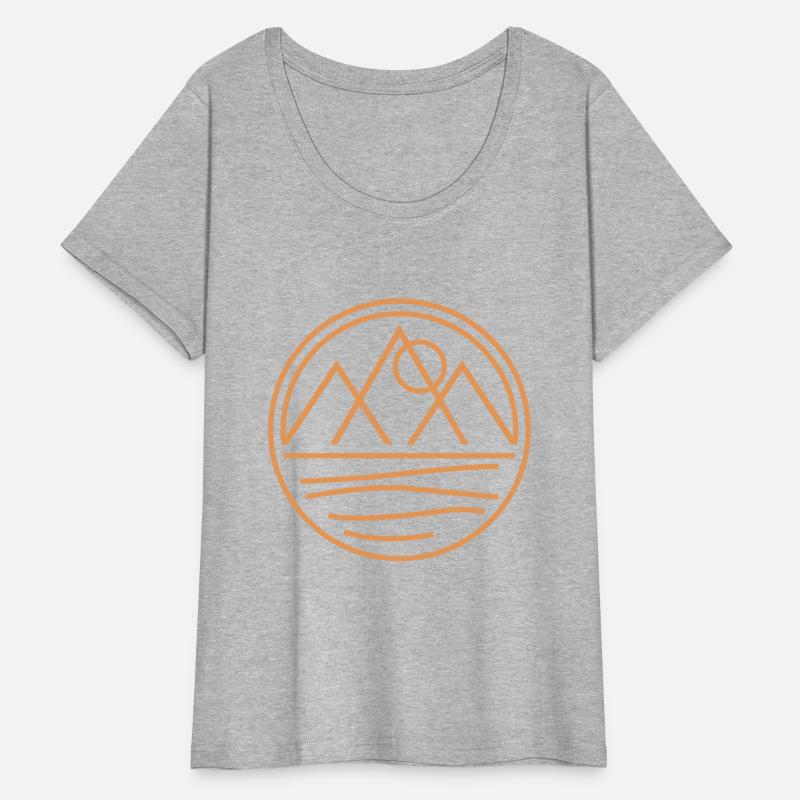 Mountain Sun With River T-Shirt