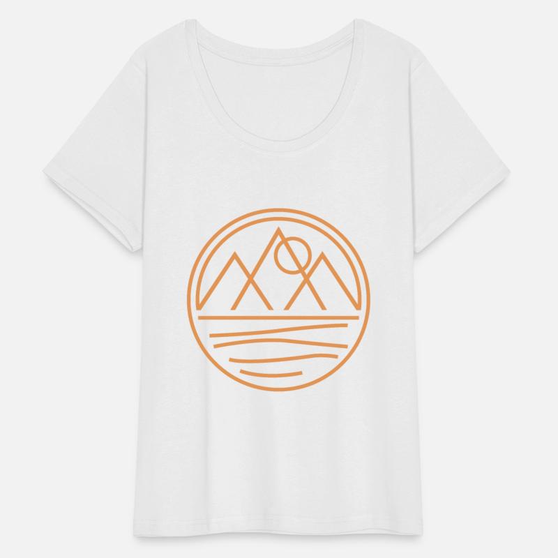 Mountain Sun With River T-Shirt