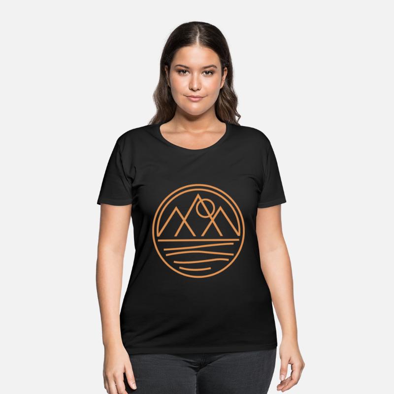 Mountain Sun With River T-Shirt