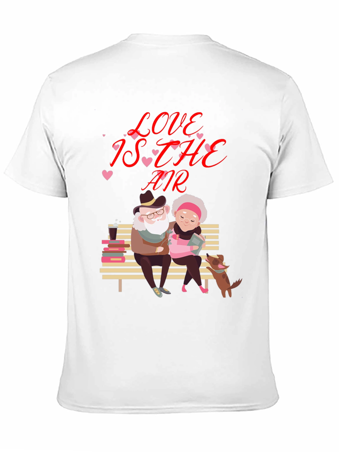 Love is in the Air Valentines Day Graphic T-Shirt