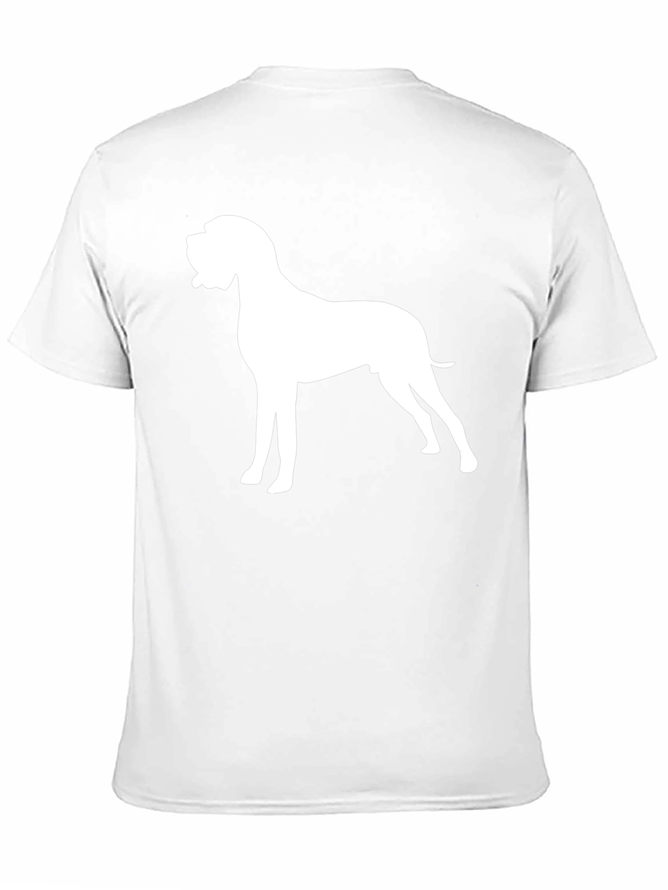 Dog Silhouette Graphic Tee - Classic Black