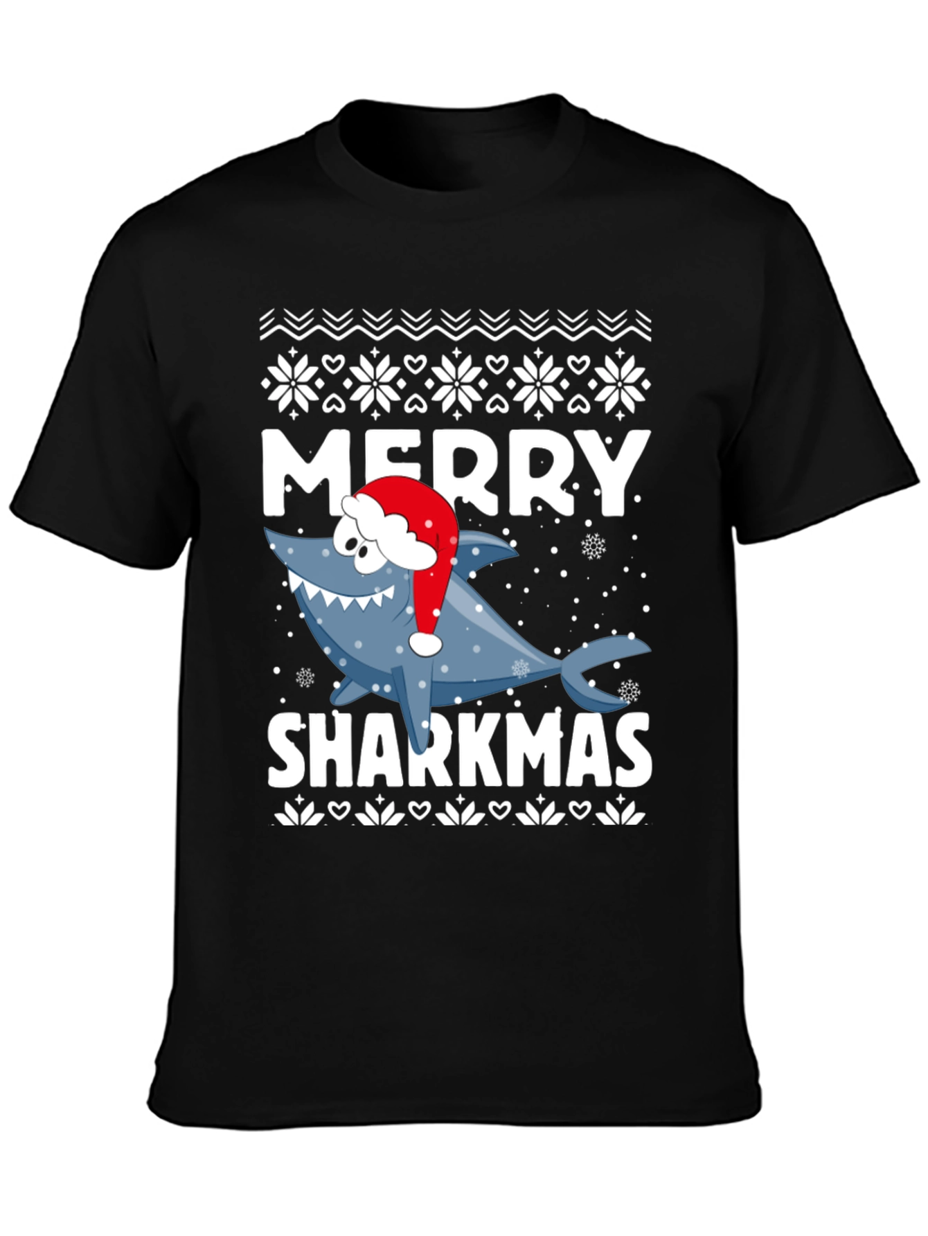 Merry Sharkmas Holiday T-Shirt