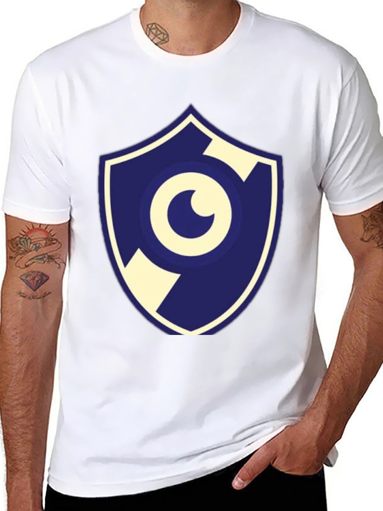 Eye Shield Graphic Tee - Mens Black T-Shirt