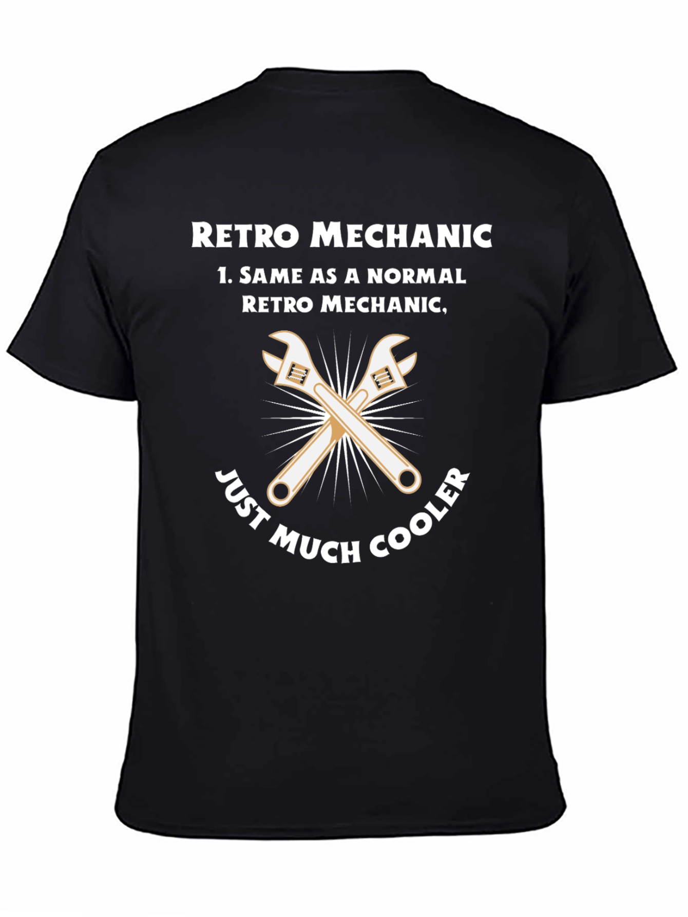 Retro Mechanic Funny T-Shirt