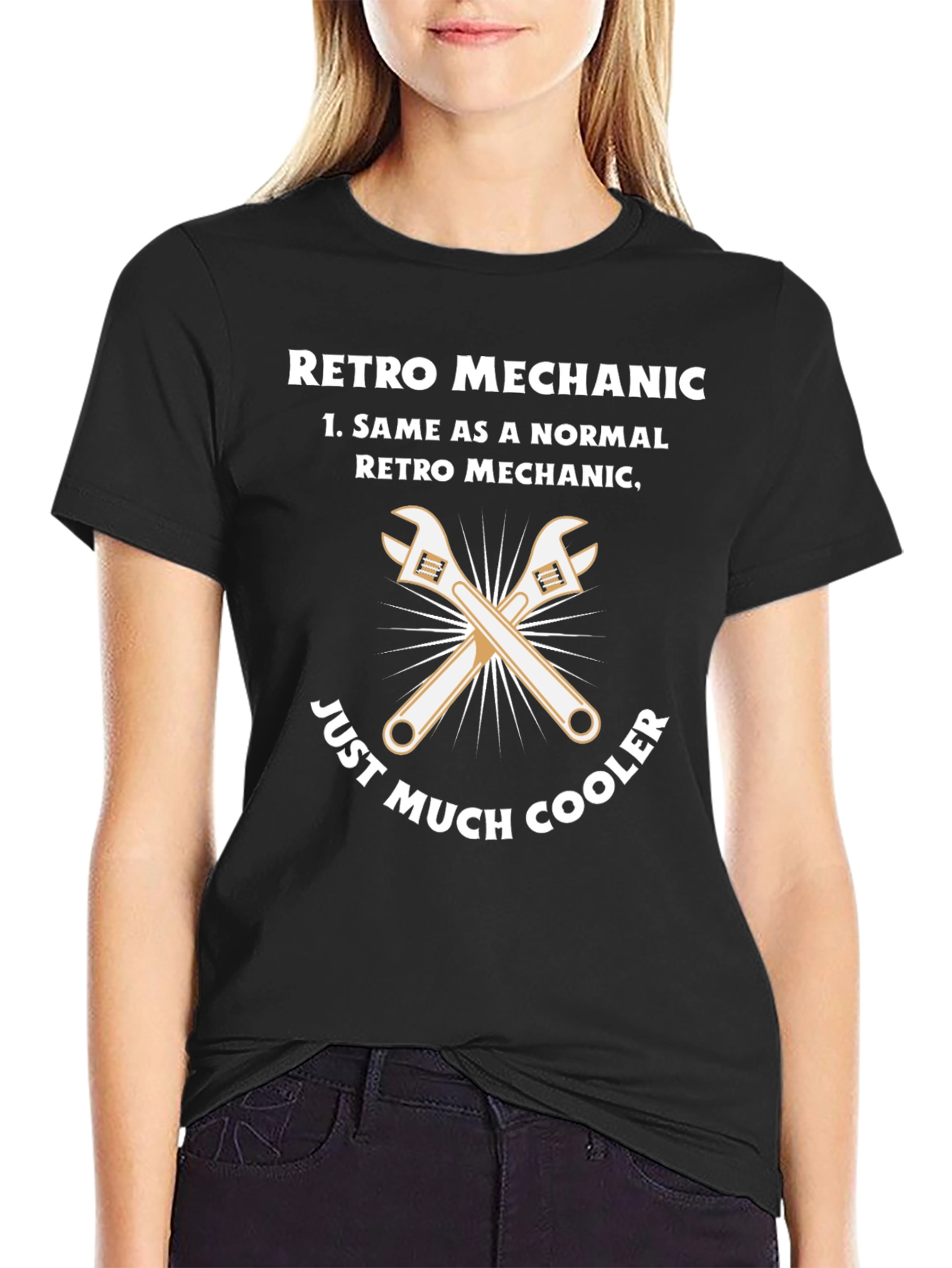 Retro Mechanic Funny T-Shirt