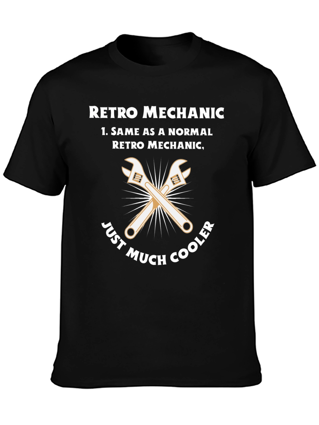 Retro Mechanic Funny T-Shirt