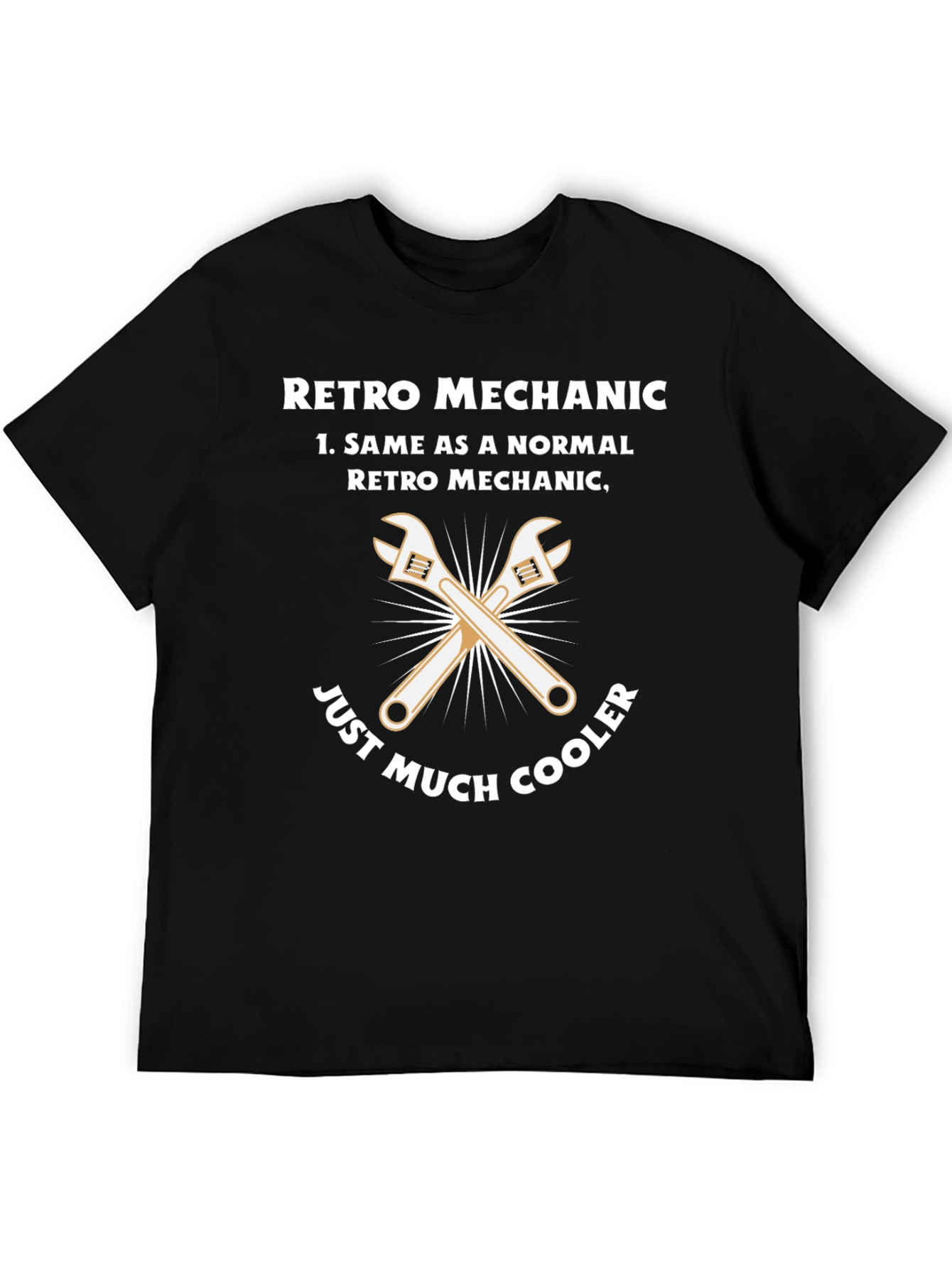 Retro Mechanic Funny T-Shirt