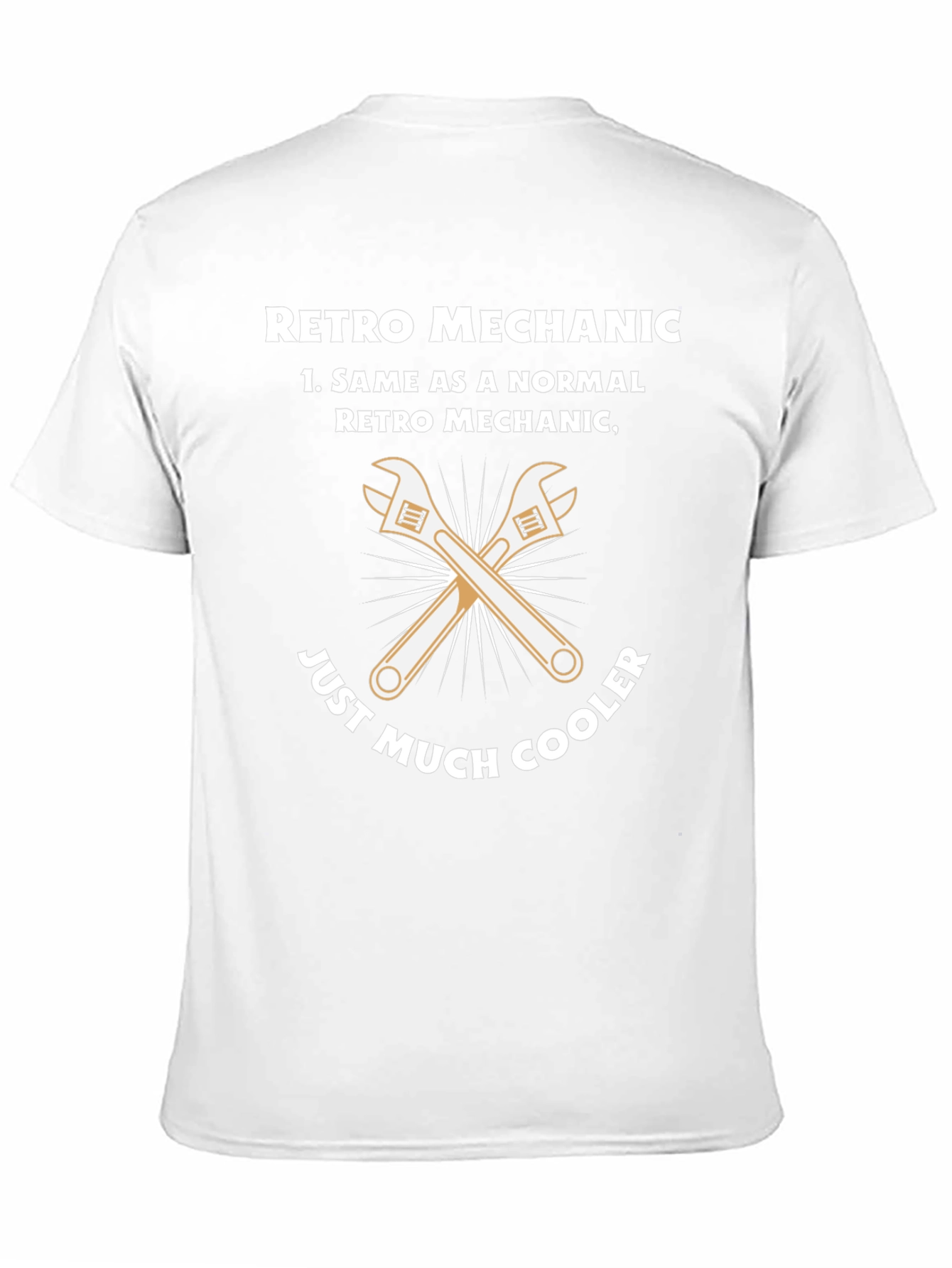 Retro Mechanic Funny T-Shirt