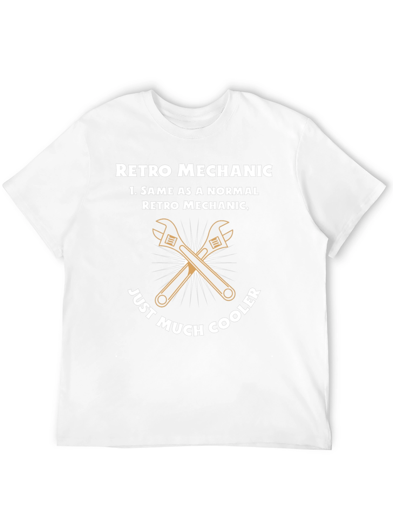 Retro Mechanic Funny T-Shirt