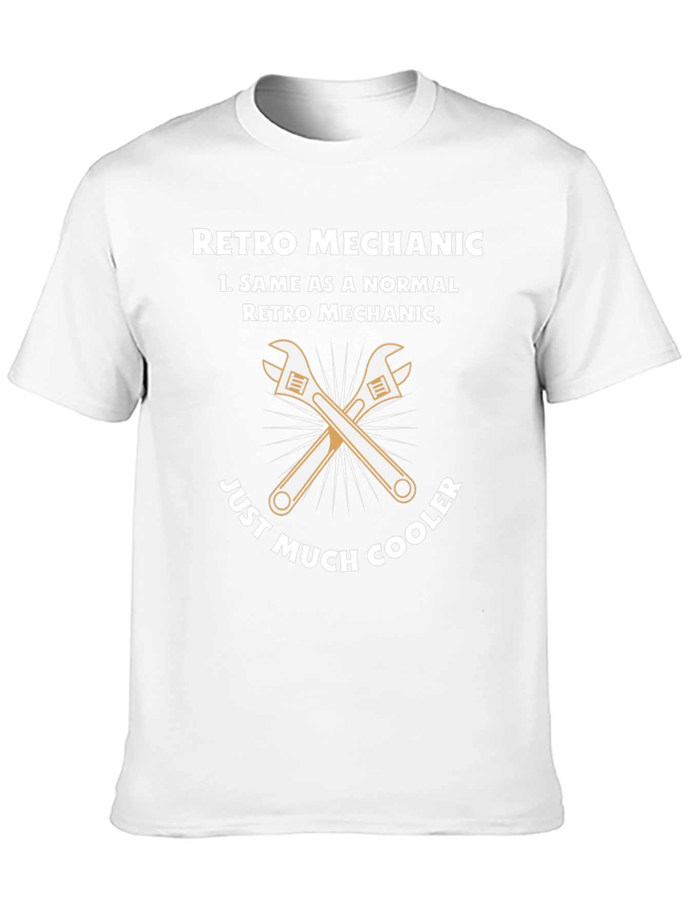 Retro Mechanic Funny T-Shirt