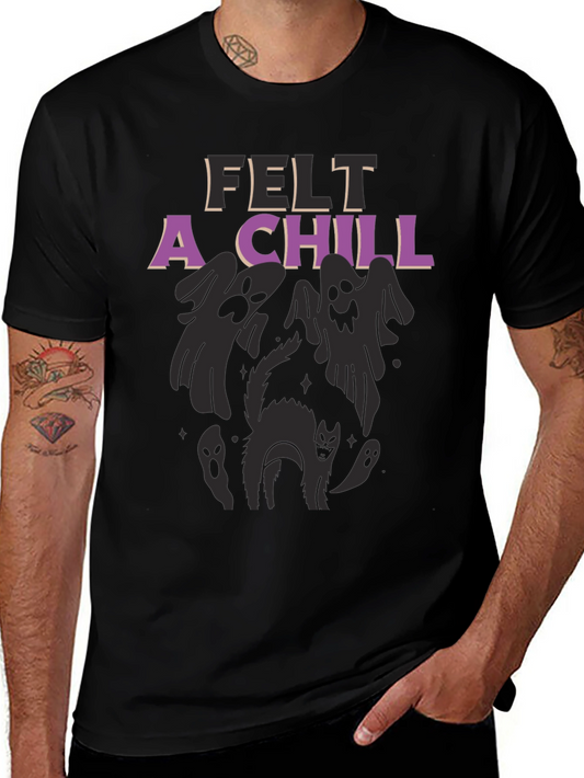Felt A Chill Halloween Graphic Tee