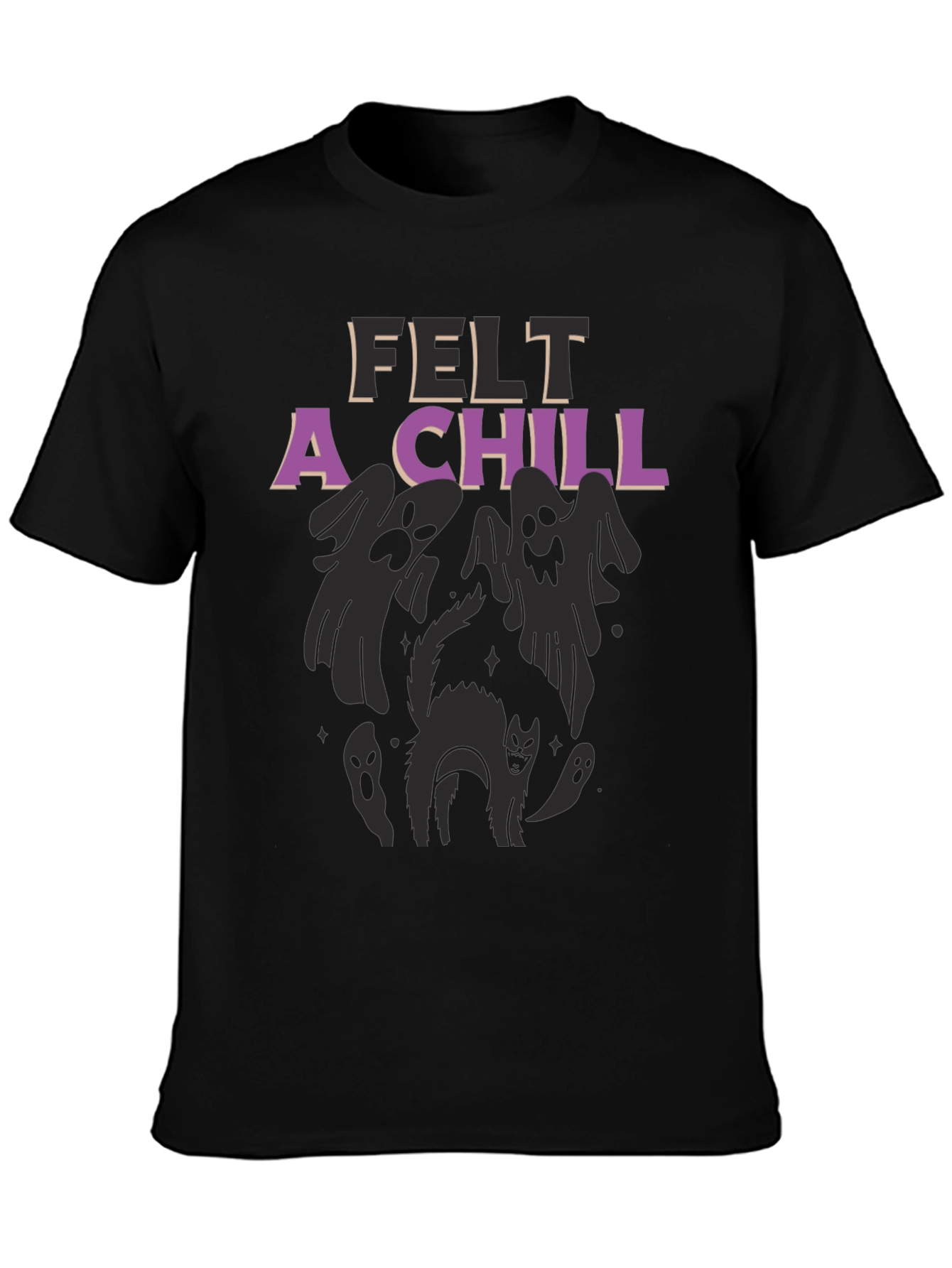 Felt A Chill Halloween Graphic Tee