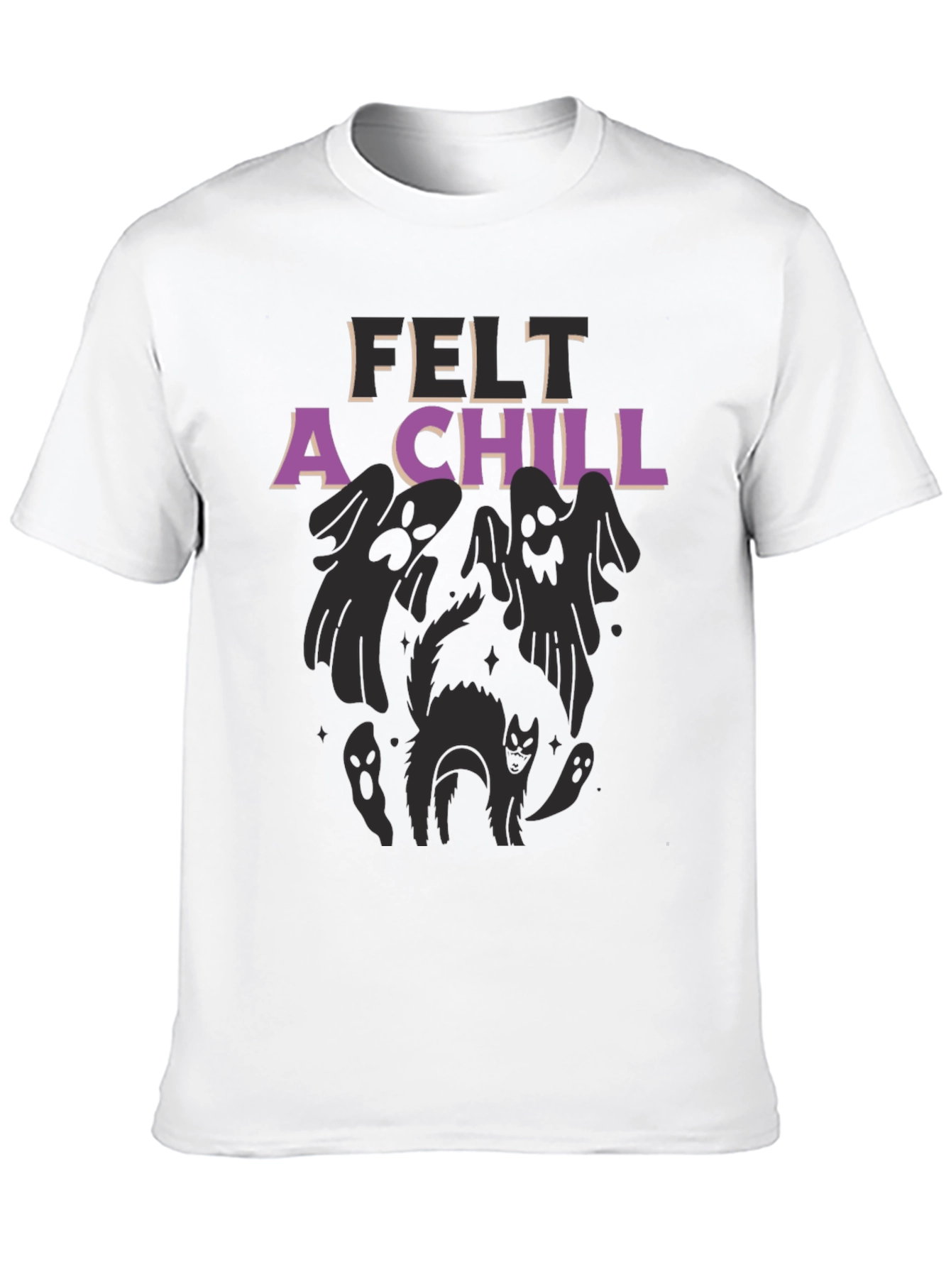Felt A Chill Halloween Graphic Tee