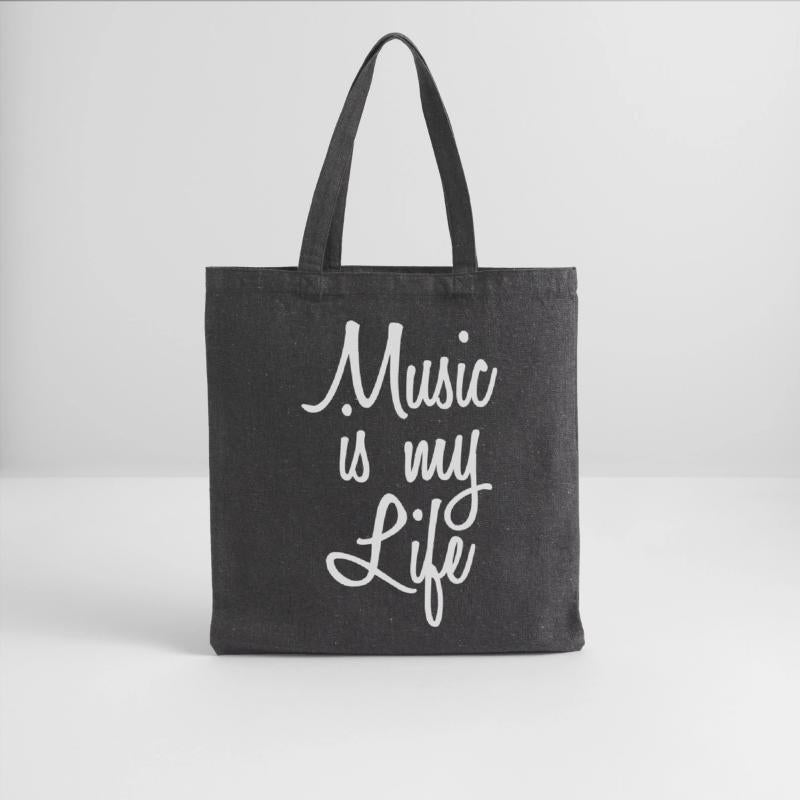 Music is my Life Love Text Saying Club Party Dance