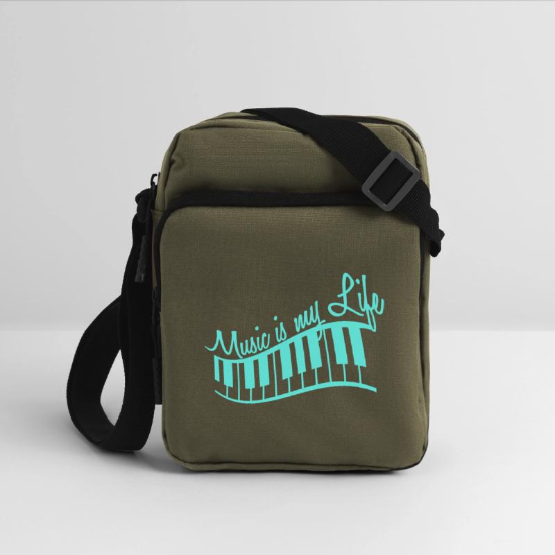 Music is my Life Text Keyboard Piano Love Party