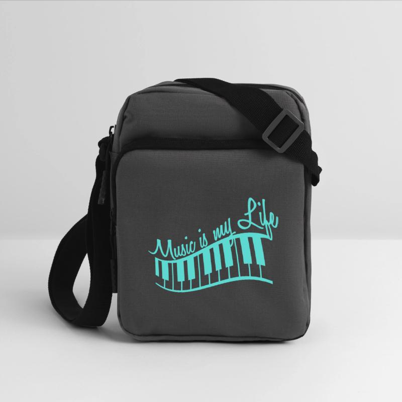 Music is my Life Text Keyboard Piano Love Party