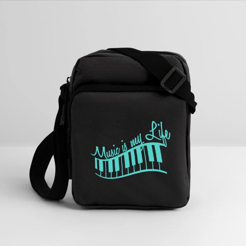 Music is my Life Text Keyboard Piano Love Party