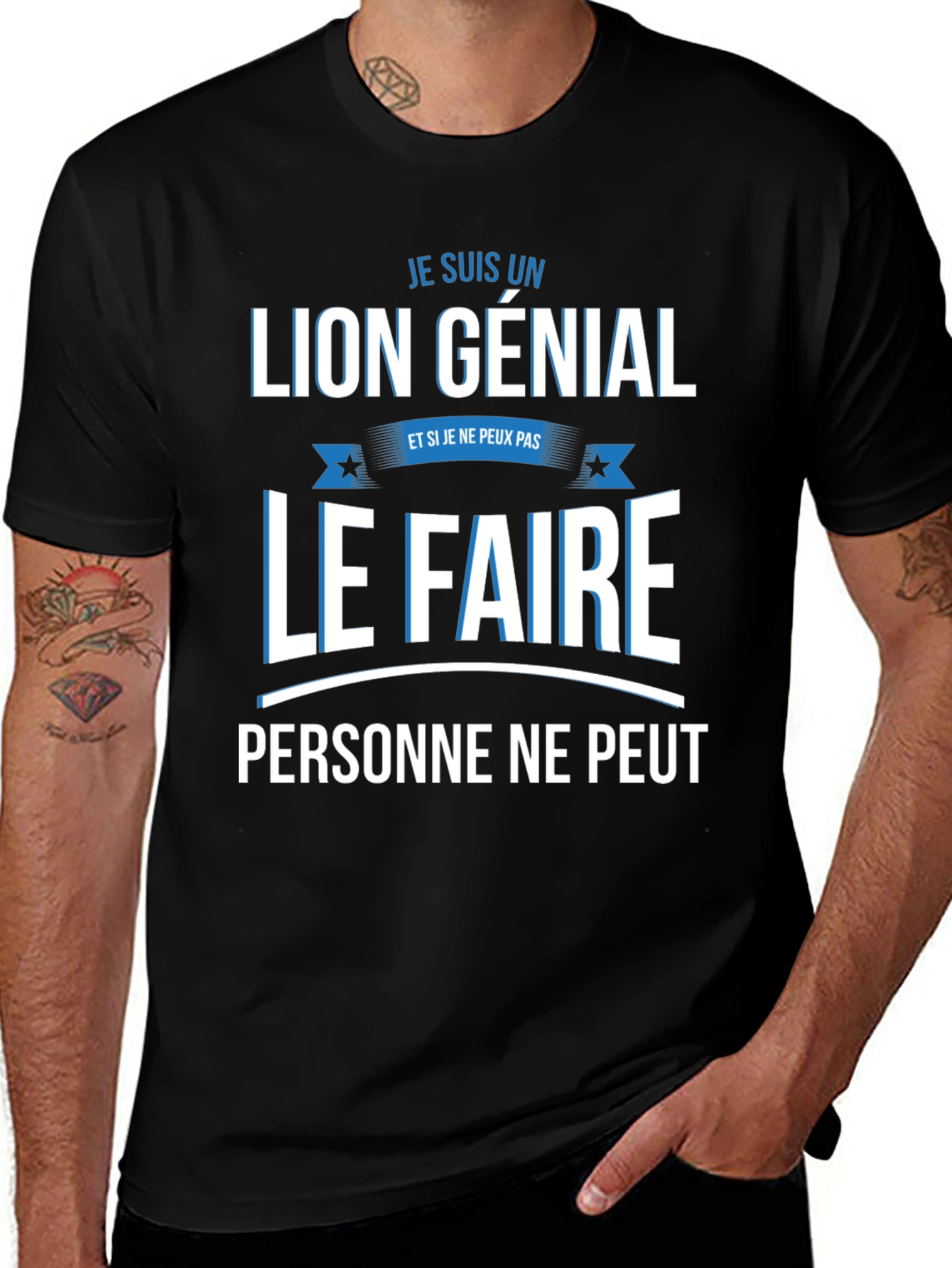 Lion Genial Graphic T-Shirt - Premium Menswear