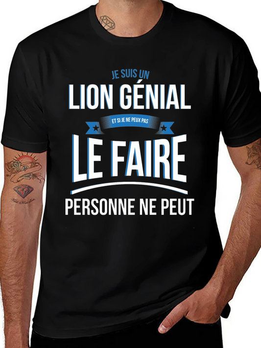 Lion Genial Graphic T-Shirt - Premium Menswear